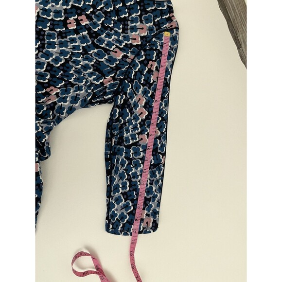 Boden Women Sheath Dress With Tie Size 8R Floral 3/4 Sleeves Zipper Back Viscose - Picture 11 of 14